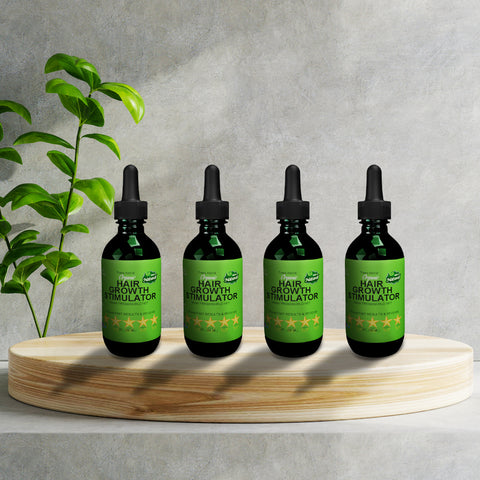 4 MONTH SUPPLY(4 bottles) Organic Hair Growth Stimulator